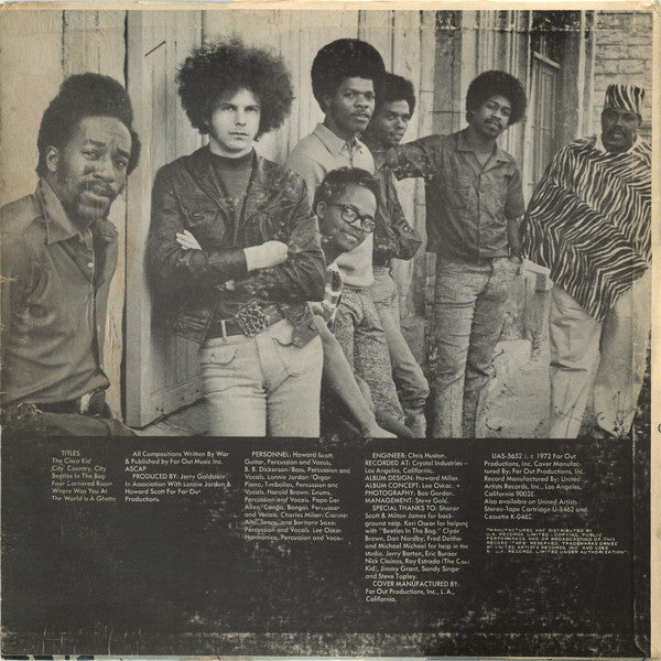 War : The World Is A Ghetto (LP, Album)