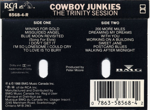 Cowboy Junkies : The Trinity Session (Cass, Album, Dol)