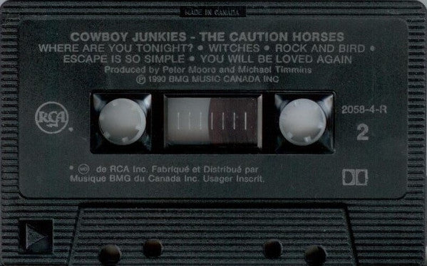 Cowboy Junkies : The Caution Horses (Cass, Album)