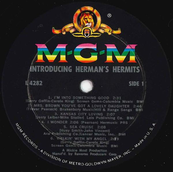 Herman's Hermits : Introducing Herman's Hermits (LP, Album, Mono, 3rd)