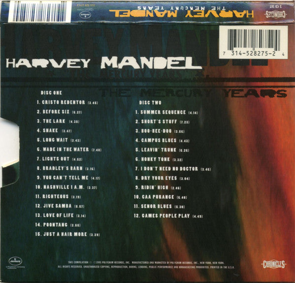 Harvey Mandel : The Mercury Years (2xCD, Comp, RM)