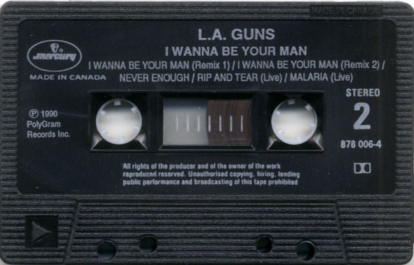 L.A. Guns : I Wanna Be Your Man EP (Cass, EP, Dol)