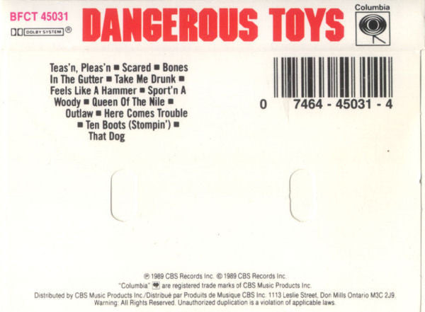 Dangerous Toys : Dangerous Toys (Cass, Album, Dol)