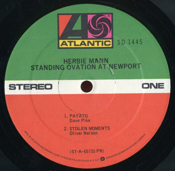 Herbie Mann : Standing Ovation At Newport (LP, Album, RE, PR )