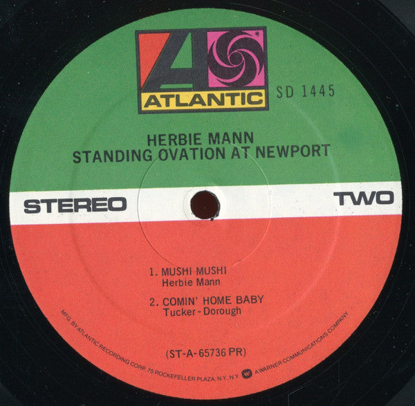 Herbie Mann : Standing Ovation At Newport (LP, Album, RE, PR )