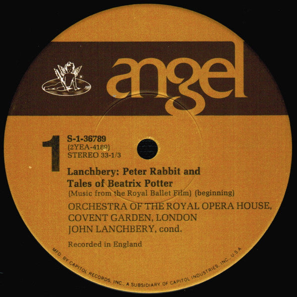 John Lanchbery Conducting Orchestra Of The Royal Opera House, Covent Garden : Music From The Royal Ballet Film Peter Rabbit And Beatrix Potter (LP, Scr)