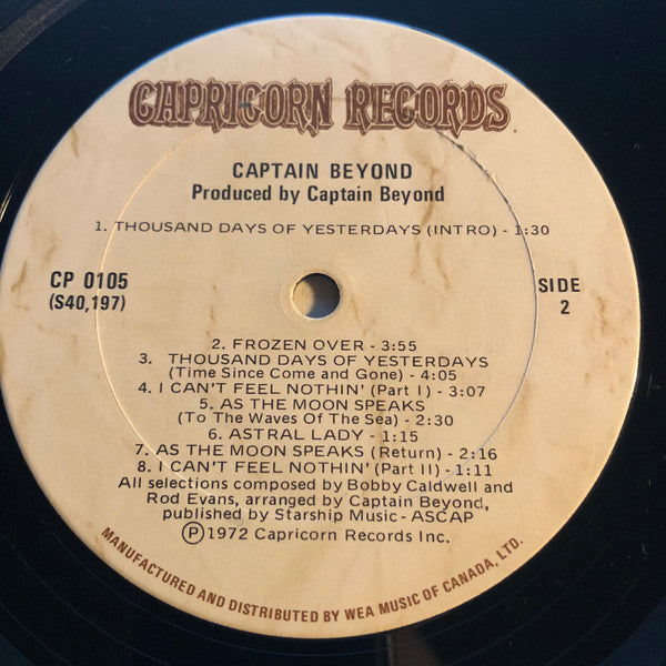 Captain Beyond : Captain Beyond (LP, Album)