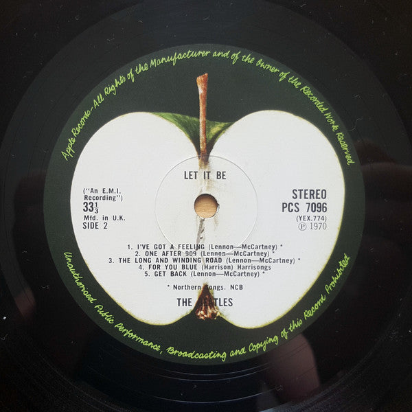 The Beatles : Let It Be (LP, Album, RE)