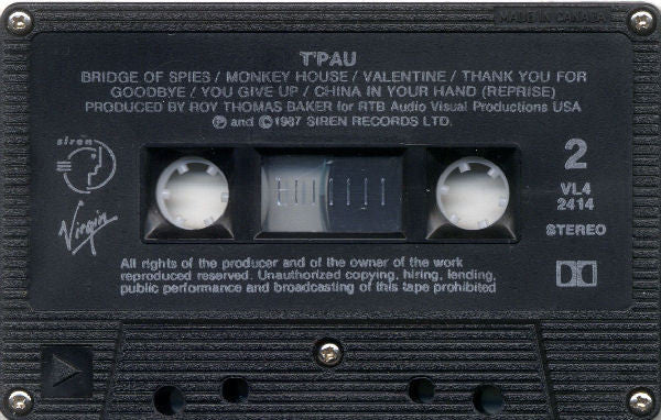 T'Pau : T'Pau (Cass, Album, Chr)