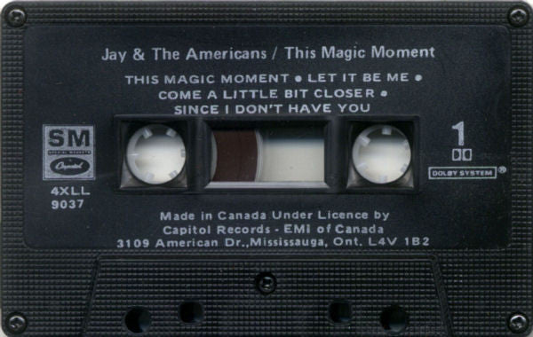 Jay & The Americans : This Magic Moment (Cass, Comp, RE, Dol)
