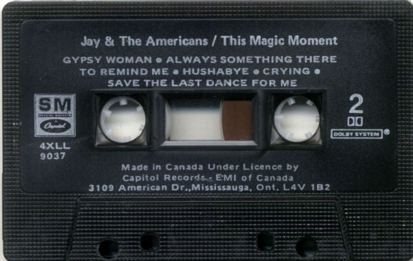 Jay & The Americans : This Magic Moment (Cass, Comp, RE, Dol)