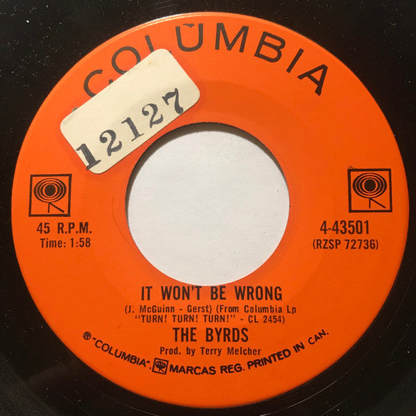 The Byrds : Set You Free This Time (7", Single)
