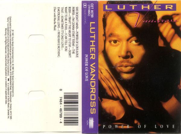 Luther Vandross : Power Of Love (Cass, Album, Club, Dol)