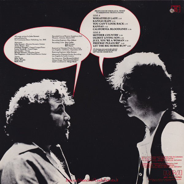 John Stewart (2) : In Concert (LP, Album)
