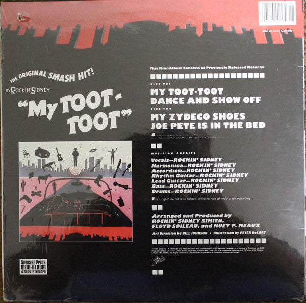 Rockin' Sidney : My Toot Toot (12", MiniAlbum)