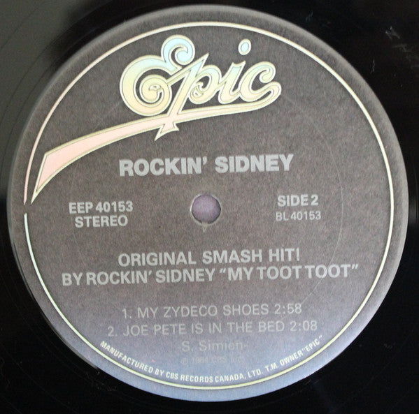 Rockin' Sidney : My Toot Toot (12", MiniAlbum)