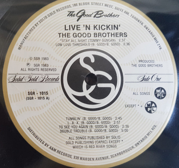 The Good Brothers (2) : Live 'N Kickin' (LP)