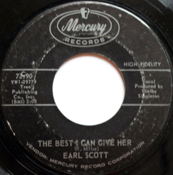 Earl Scott : Restless River (7", Single)