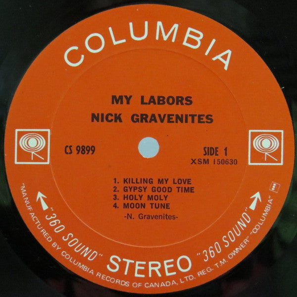 Nick Gravenites : My Labors (LP, Album)