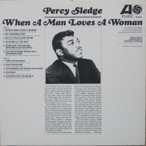 Percy Sledge : When A Man Loves A Woman (LP, Album, Mono, RE)