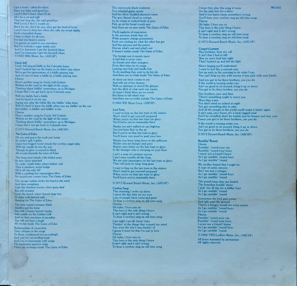 Arlo Guthrie : Last Of The Brooklyn Cowboys (LP, Album, Gat)