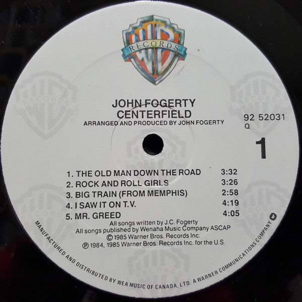 John Fogerty : Centerfield (LP, Album)
