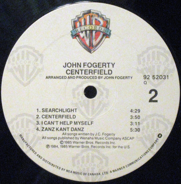 John Fogerty : Centerfield (LP, Album)