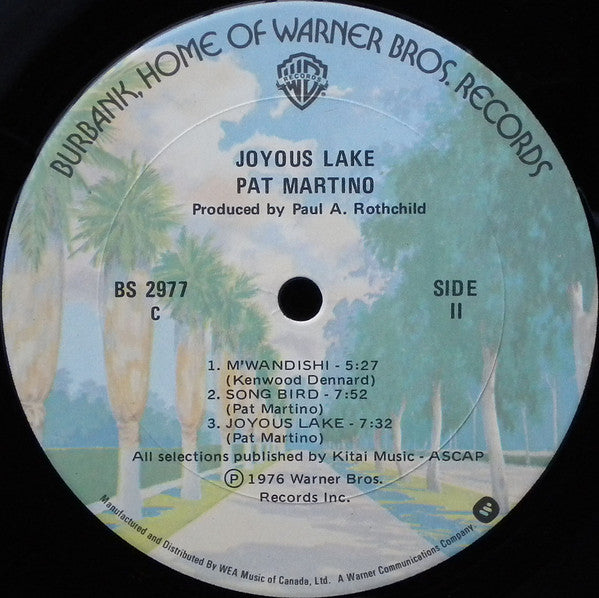 Pat Martino : Joyous Lake (LP, Album)