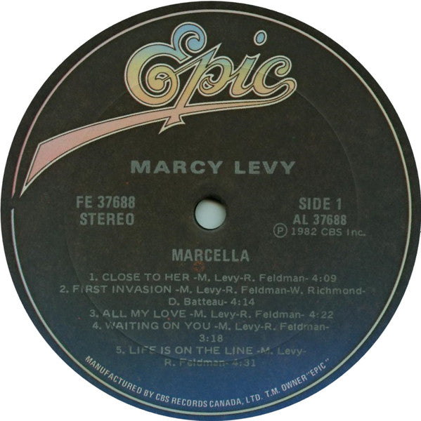 Marcy Levy : Marcella (LP, Album)