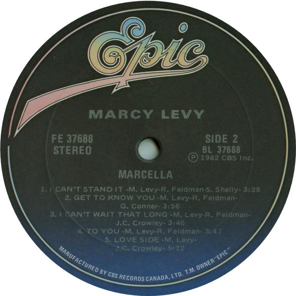 Marcy Levy : Marcella (LP, Album)