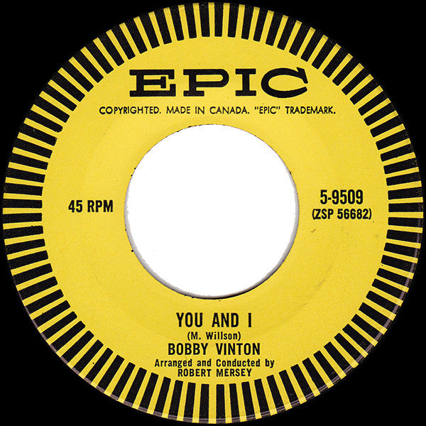 Bobby Vinton : Roses Are Red (My Love) (7", Single)