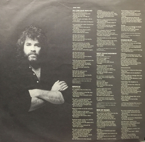 Gary Morris : Faded Blue (LP, Album)