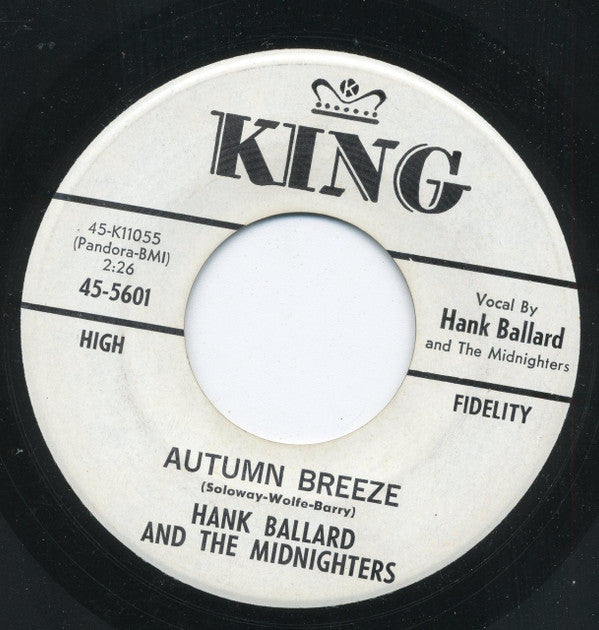 Hank Ballard And The Midnighters* : It's Twistin' Time / Autumn Breeze (7", Single, Promo)