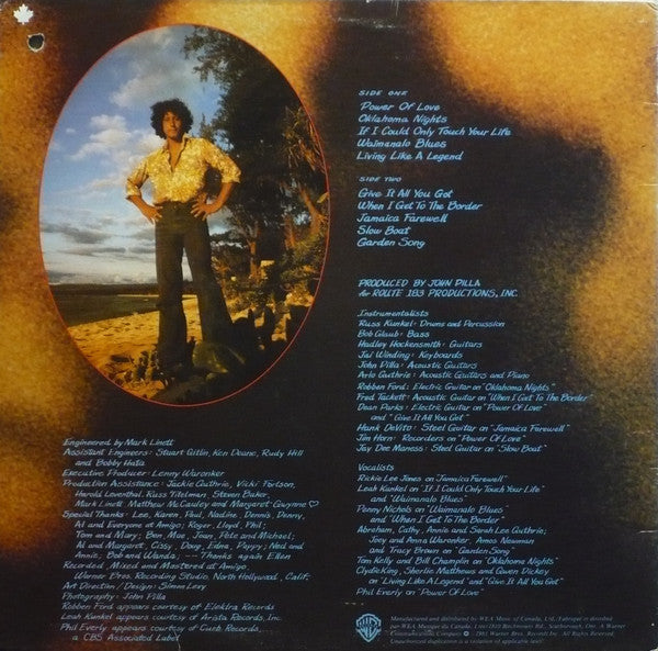 Arlo Guthrie : Power Of Love (LP, Album)