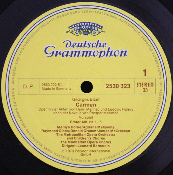 Georges Bizet / Marilyn Horne / James McCracken / Leonard Bernstein / The Metropolitan Opera House Orchestra And Metropolitan Opera Children's Chorus, Metropolitan Opera Chorus : Carmen (3xLP + Box)