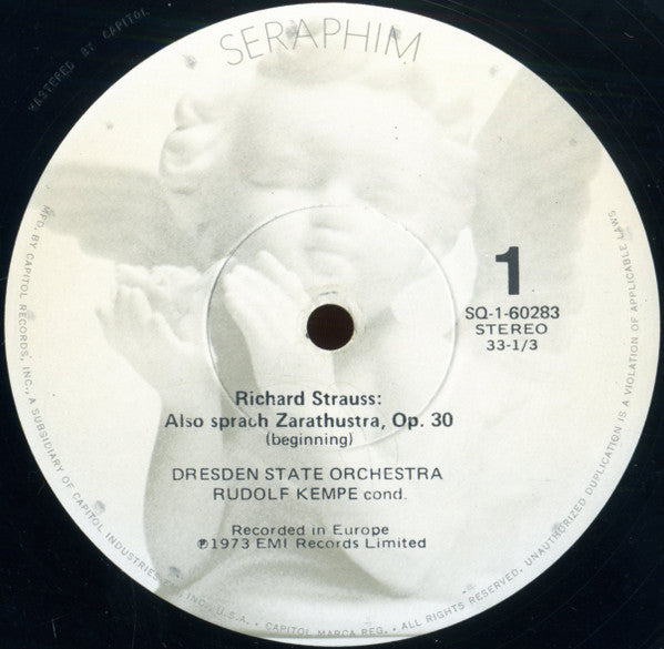Richard Strauss - Rudolf Kempe, Staatskapelle Dresden : Also Sprach Zarathustra (LP, Album, Quad)