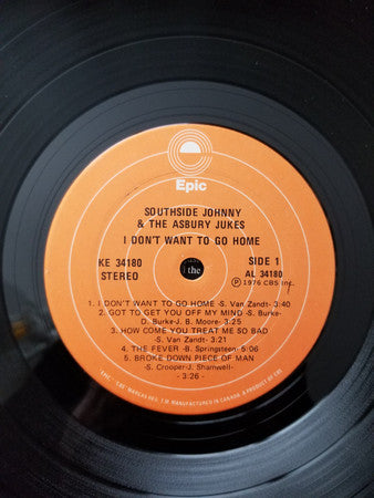 Southside Johnny & The Asbury Jukes : I Don't Want To Go Home (LP, Album)