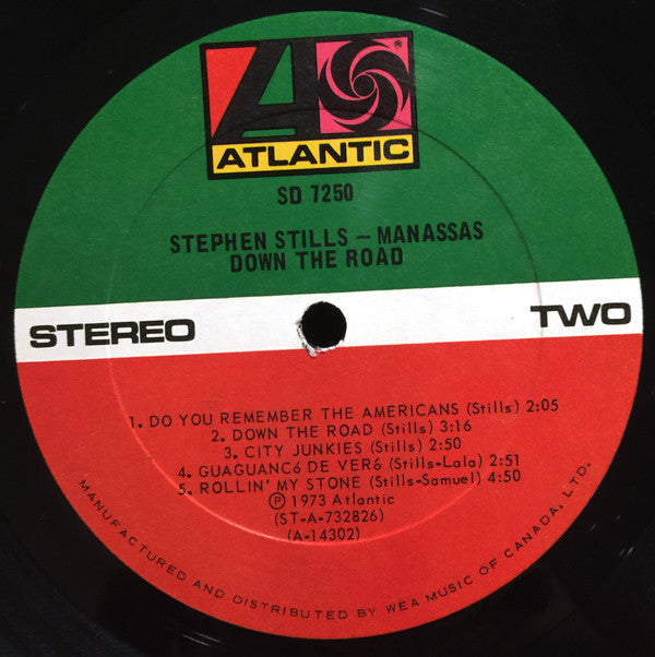 Stephen Stills, Manassas : Down The Road (LP, Album)