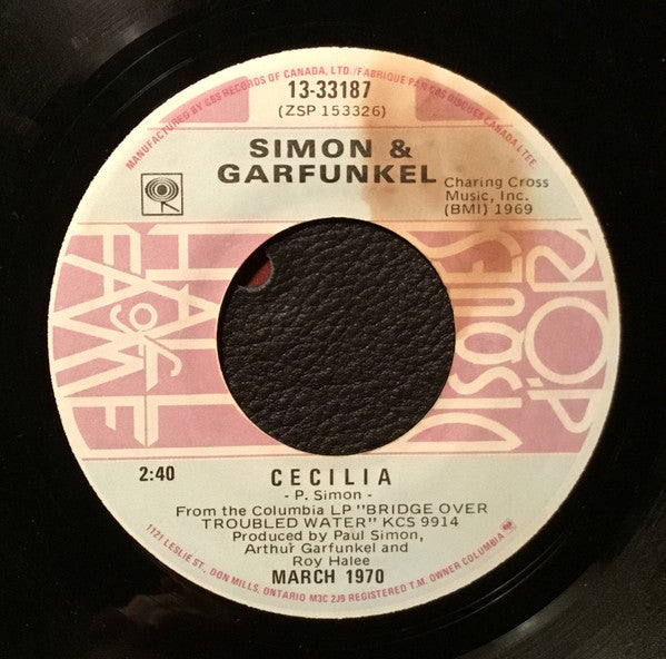 Simon & Garfunkel : Bridge Over Troubled Water (7")