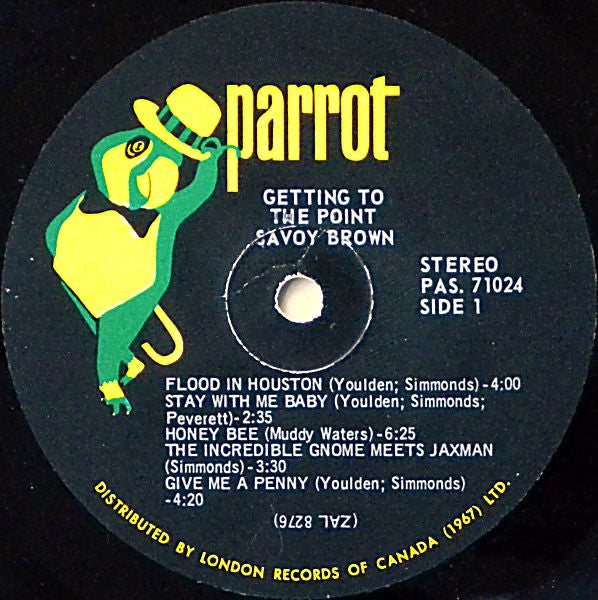 Savoy Brown : Getting To The Point (LP, Album)