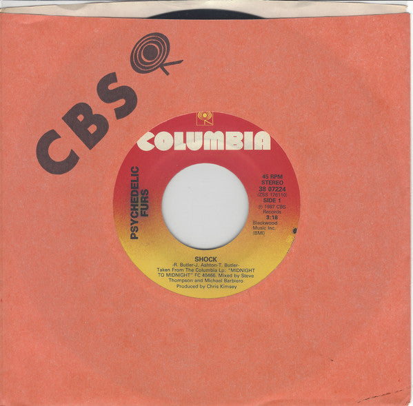 The Psychedelic Furs : Shock (7", Single)
