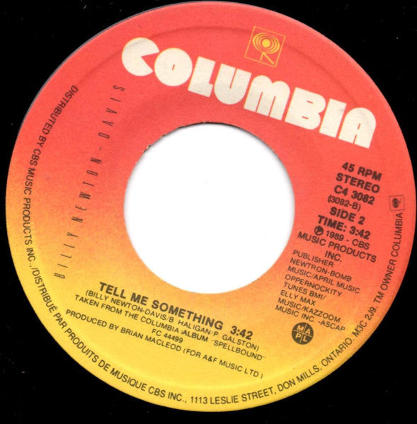 Billy Newton Davis : I Can't Take It (7", Single)