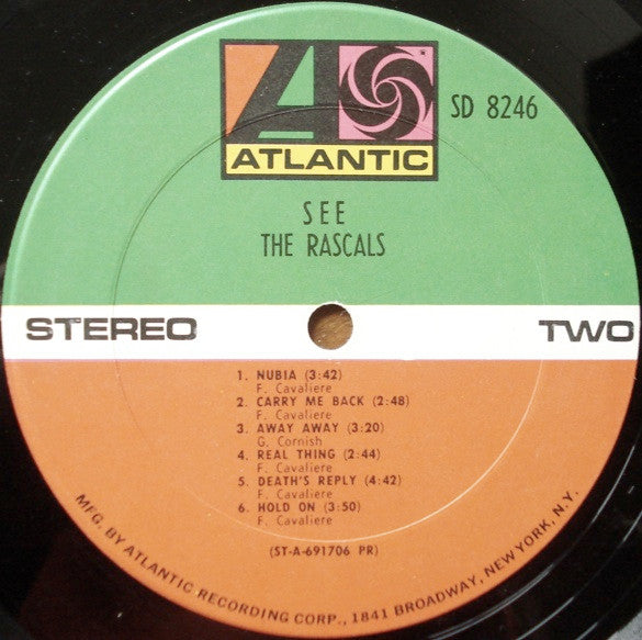 The Rascals : See (LP, Album, Ter)