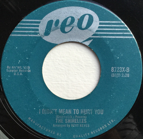 The Shirelles : Don't Say Goodnight And Mean Goodbye (7", Single)