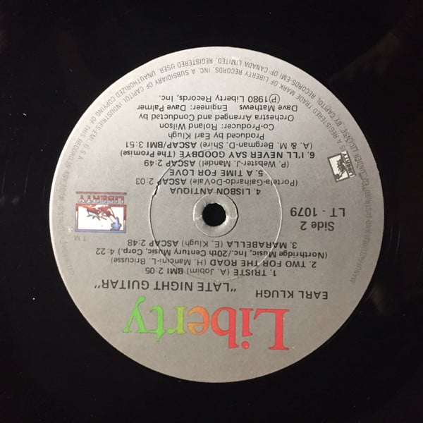 Earl Klugh : Late Night Guitar (LP, Album)