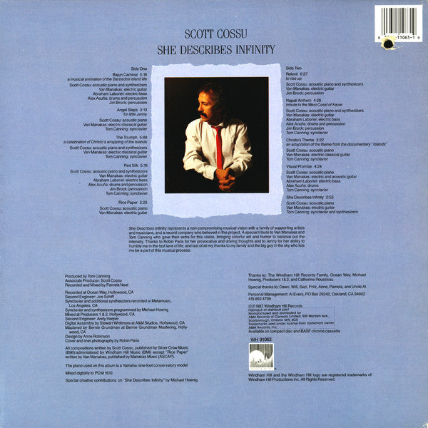 Scott Cossu : She Describes Infinity (LP, Album)