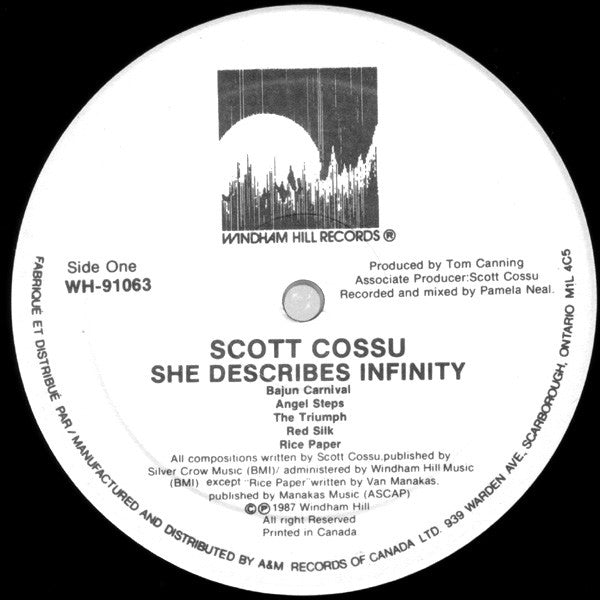 Scott Cossu : She Describes Infinity (LP, Album)
