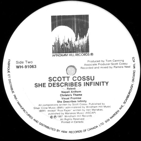 Scott Cossu : She Describes Infinity (LP, Album)