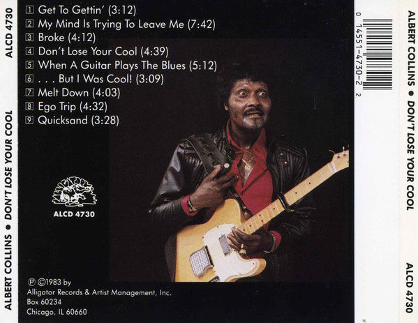 Albert Collins And The Ice Breakers* : Don't Lose Your Cool (CD, Album, RE)