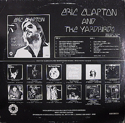 Eric Clapton And The Yardbirds : Eric Clapton And The Yardbirds (LP, Album, RE)
